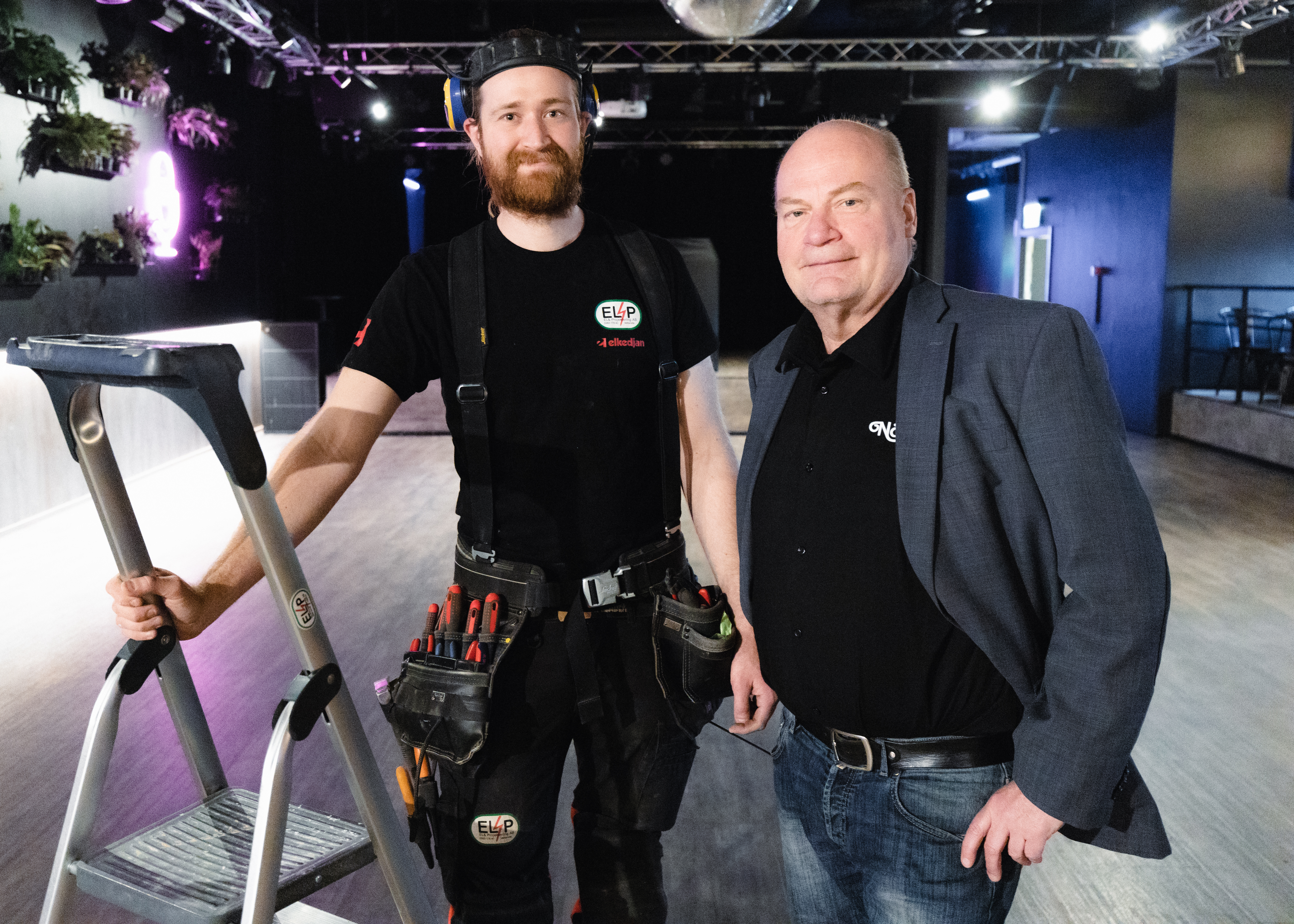 Marcus Sörensen, El & projektering och Torgny Palmberg, Nöjet
